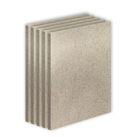 Vermiculite Platte Schamott-Ersatz SF600 25mm 500x600mm x 5