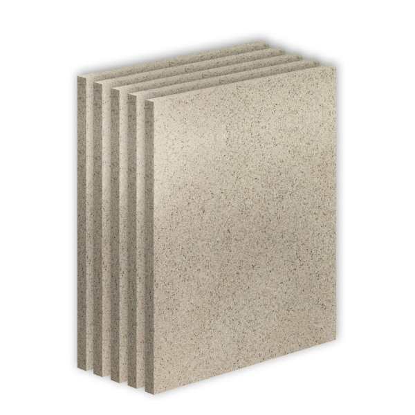 Vermiculite Platte Schamott-Ersatz SF600 30mm 500x600mm x 5
